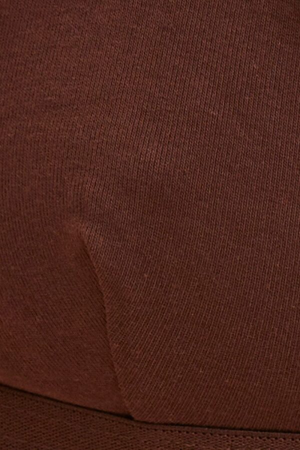 Brown Triangle Bralette Cotton Stretch - Image 6
